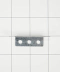 Stainless Steel Slide-In Range Rear Filler Kit for Kitchen Appliances, durable construction, grid background, top view