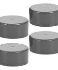 4 Pack Trailer Wheel Bearing Protector Caps 1.98 Inch Rubber Covers For Trailer Wheel Hubs With Replaceable Water Protection