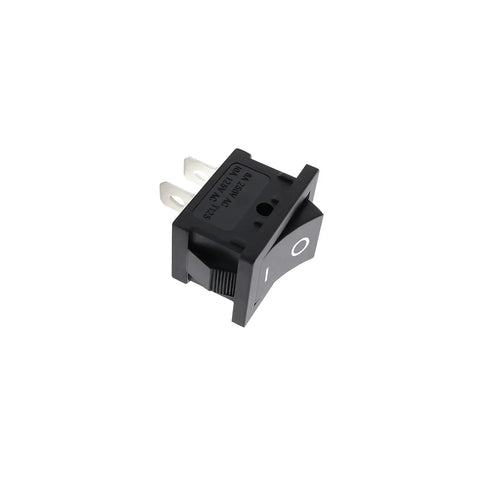 15 Pack SPST On Off Rocker Switches 2 Pin Round Mini Boat Car Auto Marine Toggle Switches 6A 250V And 10A 125V close-up view
