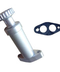 Direct Fit Fuel Primer Pump For Heavy Duty Diesel Engines 3116 3208 C7 C9 C15 3306 B C 3304B 1375541 Built To OEM Specs With Easy Bolt On Install And No Fuss Prime For Construction Equipment, silver metal pump with gasket