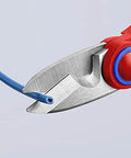 Electricians Shears With Ferrule Crimp Area Up To 6 Square Millimeters cutting cable with stainless steel serrated blades