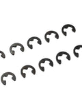 Assortment Of Retention Clips Kit For RC Hobbyists And Mechanical Projects In 2.5 3.0 4.0 And 5.0 Millimeter Sizes For Pro Grade Use