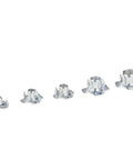 80 Piece M3 M4 M5 M6 M8 Zinc Plated Four Claw Tee Nuts For Speaker Cabinets And Furniture Hardware Set