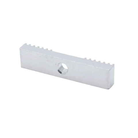 Aluminum GT2 Timing Belt Fixing Pieces Kit For 3D Printers 9x40mm 2GT Belt Clamp Mount Blocks Open Belt Closure Pro Grade Easy Install For Anet RepRap Prusa MendelMax And More, single silver block with center hole