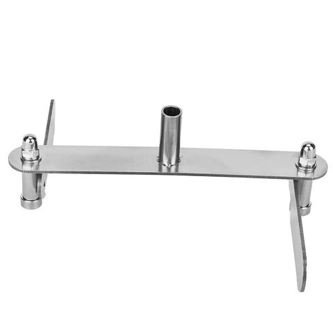 Built Tough Stainless Steel Woodworking Center Finder Marking Gauge With Sharp Scriber Tool from a top view, showcasing precision design and materials.