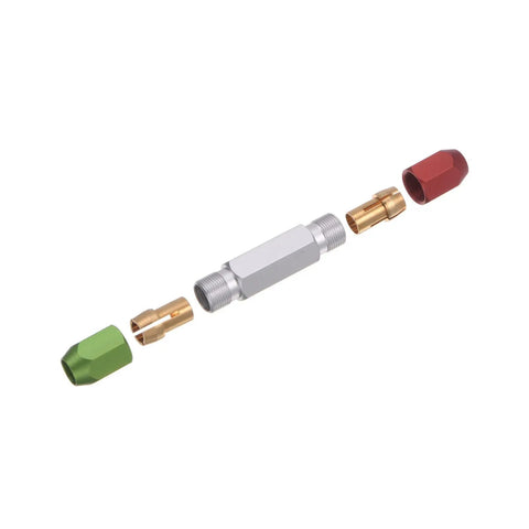Aluminum Alloy Pin Gage Handle With 8 To 9mm Clamping Range Go No Go Double End Gauge For Plug Gage Industrial Tools Built To Last Pro Grade Durable Machining Accessory, red and green ends