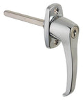 Universal Locking L Handle Chrome Shaft 5 Sixteenth Inch By 3 11 Sixteenth Inch For Wood Or Metal Doors Garage Doors And Camper Tops Compatible With Swivel Lock And Snap Lock