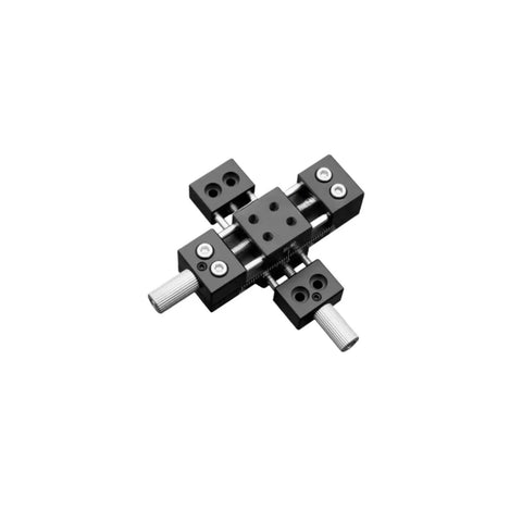 Manual Micro Slider Slide Table With XY Axis Screw Guide Rail For Dialed-In Micro Adjustments Travel Range 11 To 35mm DXY20-16