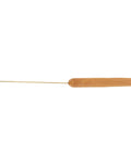 One Hand Operated Worm Bait Threading Needle For Freshwater And Saltwater Fishing, Stainless Steel Construction Built Tough For Live Bait Rigging, Sea Creek Lake Angling Tool With Red Worm Threader, wood handle