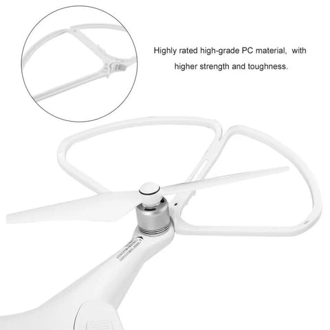 4 Pack Removable Drone Propeller Guards For Safe Landings And Protection Durable Prop Protectors on a quadcopter