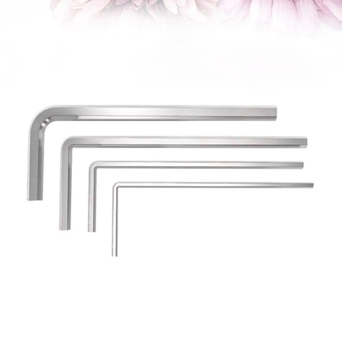 Awesome 60-Piece Metric Hex Key Wrench Set For 3D Printer Repair And Precision Mech Jobs With Handy Ring Case Perfect For Electronics Fixes And Home Tool Kits, silver steel hex keys