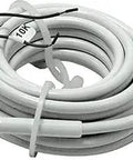 Insulated 10K Floor Heating Sensor Wire, 15 Ft Gray, Thermostat Ready for Electric Underfloor Heating, coiled gray wire