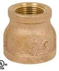 Beefy Lead Free Bronze Bell Reducer One Point Two Five Female Npt X One Inch Female Npt Threaded Pipe Connector For Potable Water Systems