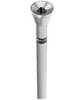 Extension Rod For Panhard Bar Mount With Threaded Shaft Fits One And Three Quarter Inch Tubing Easy Frame Side Adjustment Standard Kit With 2 Inch Range Drop Mount Adds 5 Inches Lightweight 1.2 Lb, silver rod on 1-3/4 in tubing