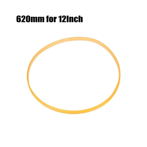 V Ribbed Drive Belt For Band Saw Motors 10 To 12 Inch Woodworking Conveyor Belt Replacement Pro Grade Round Strap Style Motor Belt For Power Tools Heavy Duty And Durable, 620mm for 12inch