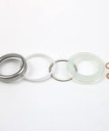 Replacement Seal Kit For 10 Ton Hydraulic Rams With RAM Retainer And Steel Slip Retainer, Heavy Duty Build, Includes 16067 U Cup Seal