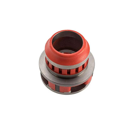 Ridgid 37550 Hand Threader Die Head For Model 12R Right Hand Stainless Steel 2 Inch Pipe threading tool head, durable design.