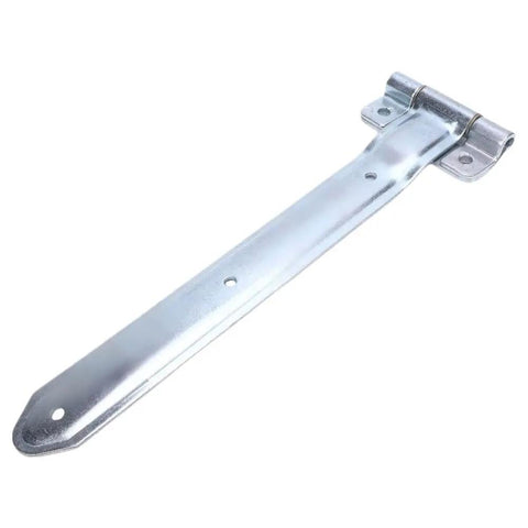 Heavy Duty Trailer Door Hinge Strap 16 Inch Offset Bent Metal Parts Built To Stand Up To Frequent Use on white background