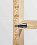 Heavy Hitter DOMINO Corner Connection Assembly Kit For Furniture Building Built Like A Rock Wood connectors aligning furniture joints.