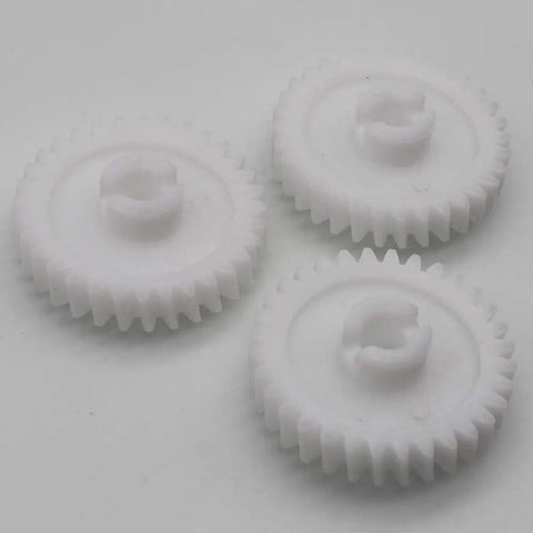 Pack Of 3 Durable Drive Gear Set For Sears Craftsman LiftMaster Chamberlain Garage Door Openers 1984 And Up, 32 Teeth, White Plastic