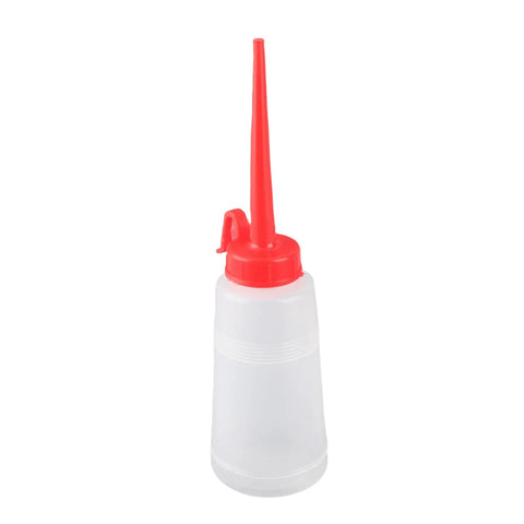 10 Pack Sewing Machine Oil Dispensers With Long Angled Tips, 160ml Plastic Oil Bottles For Precise Lubrication, No Clog Quick Flow Oiler Set For Home, Shop And Factory Use red tip
