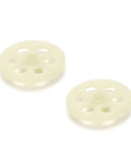 Main Gear Assembly For C138 Pro Bell 206 RC Helicopter with plastic components and precise tooth spacing.