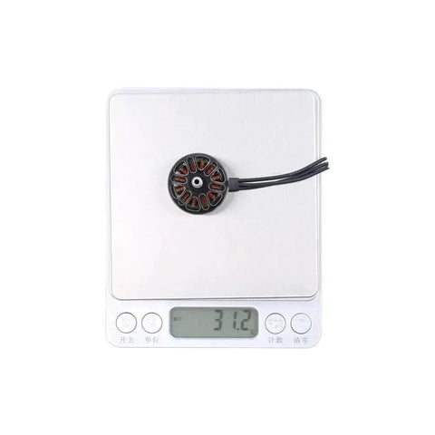 2306 Brushless Drone Motor 1700KV 2450KV for 2 to 6S Quadcopters weighing 31.2g on digital scale