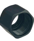 Close-up of black collet nut from 1/4 Inch Collet Nut And Collet Assembly Kit For Die Grinders Replacement Parts Set Fit For 2485-20 2486-20