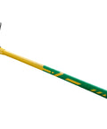 36 Inch Heavy Duty Mattock with dual head forged heat treated steel blades fiberglass handle in yellow for garden lawn and land clearing