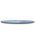 Side view of blue metal cut-off wheel for angle grinder, 4.5 in x 1/16 in x 7/8 in, 25-pack
