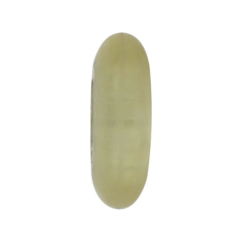 Side view of clear Inline Skate Wheel Set 76mm 82A for outdoor skating replacement