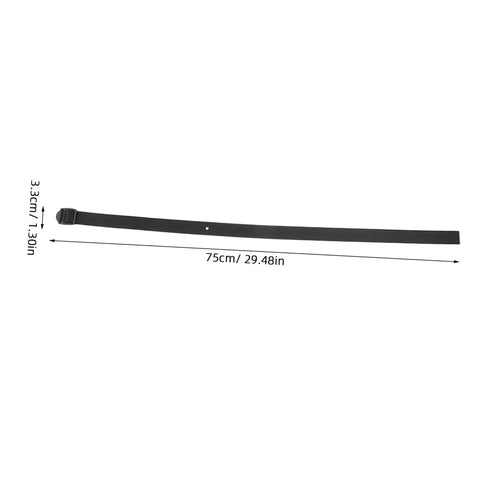 4 Pack Rowing Machine Foot Straps Replacement Nylon Pedal Straps With Non Slip Padding And Adjustable Elastic Fit For All Major Machines Easy Install Premium Comfort For Training Sessions, 75cm black strap