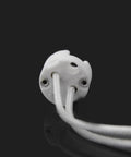 Close-up of a MR16 ceramic lamp holder with 140mm lead wires for easy installation in LED fixtures.