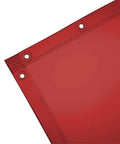 Welding Curtain Transparent Screen For Better Visibility And Arc Shielding With UV And Blue Light Protection, red color corner view