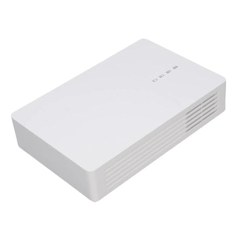 Rock Steady Mini Ups Power Bank Keeps Your Router And Modem Pumping Smooth Through Power Blackouts With A Beefy 6000Mah Reserve For Up To Five Hours Of Worry Free Internet Access Plug And Play Magic, compact white design.
