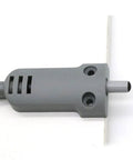 Silent Slam Free Cabinet Door Stoppers And Damper With Soft Close Push Type Catch, gray device for quiet cabinet doors.