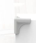 Silicone Corner Guards For Furniture And Home Appliances, Impact Resistant Edge Guards on a desk corner view