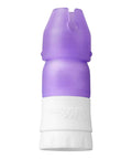 Twist Quick Decorating Coupler 4 Piece Set For Cakes And Icing, Easy Tip Change On The Fly With One Turn, shown in purple and white.
