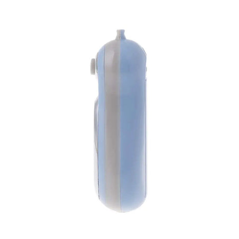 Totally Reliable One-Handed Electronic Tally Counter With Loud Chant Voice, side view showcasing lightweight blue design for easy counting.