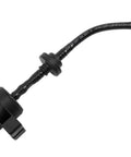 GM Vapor Canister Purge Valve 55573017 Replacement for EVAP System, OE Grade Drop In Part, side view, black plastic, hose attached