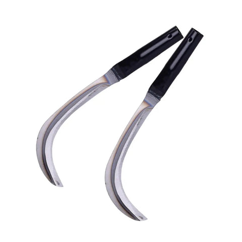 Lightweight Garden Mower And Reaping Tool Set Of Two With Comfortable Grip For Weeding And Harvesting, Portable One Hand Use