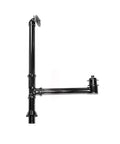 Level Up Your Bath Game With Extended Leg Tub Drain Featuring Twist Lift Stopper And 19 Inch Overflow Tube Pipe Adjustable Cut To Size One Half Inch Tubing installation piece.