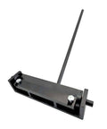 7.45 Inch Steel Sheet Metal Bending Brake Dope Mini Pan Brake Tool Benchtop Metal Bender, side view showing compact design