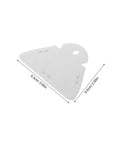 Heavy Duty Felt Gasket For High Temperature Air Heater Pump Core Replacement White Felt Sealing Pad With Superior Oil Absorption For Industrial Workshop And Garage Heating Systems, 9.3cm x 6.6cm