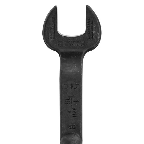Spud Wrench for 5/8 Inch Bolts and US Heavy Nuts, Heavy-Duty Alloy Steel Construction, 1-1/16 Inch Opening, Made in USA