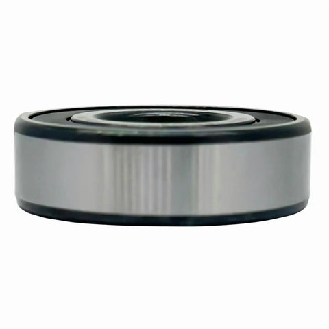 Side view of Two Pack 6204-2RSC3 Double Rubber Seal Bearings 20x47x14mm Pre Lubricated For Smooth Spin With Chrome Steel Construction