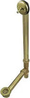 Beefy 25 Inch Trip Lever Tub Waste And Overflow With Grid Antique Brass Finish Heavy Duty 20 Gauge Brass Tub Drain Kit