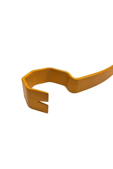 Close-up of 15 Inch Pry Bar With Patent Pending Hexagon Shaft For Tight Spaces, Heavy Duty Nail Puller And Trim Removal Tool, Precision Crowbar.