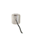 Beefed Up Heavy Duty Tension And Compression Load Cell Sensor Stainless Steel 2KN 200KG, cylindrical with cable, front view