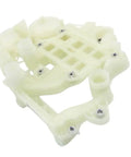 Premium Plastic Coolant Supermanifold Octovalve Direct Fit Replacement for Tesla Model Y and Model 3 Engine Cool Distribution Valve showing detailed design.